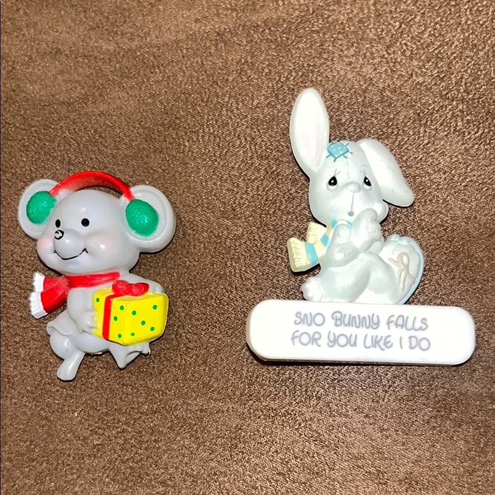 🎄 Russ / Enesco Brooch Set